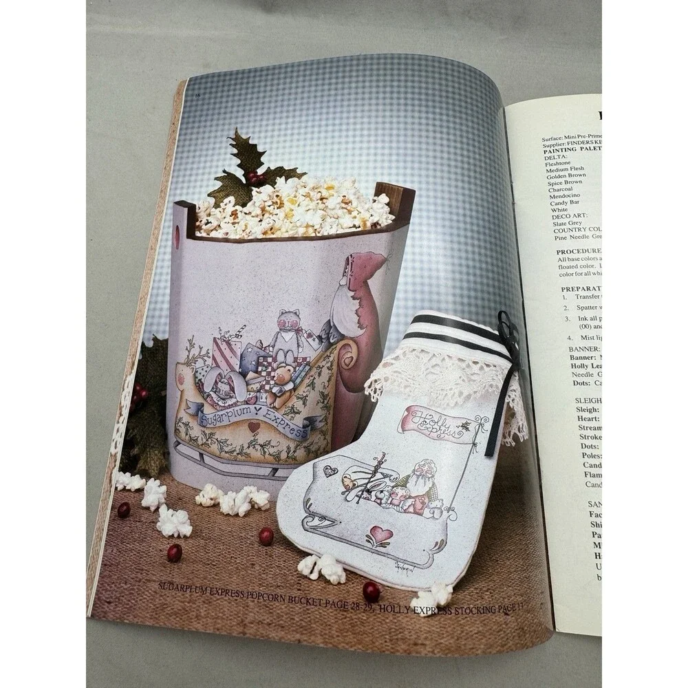 Finders Keepers Yuletide Edition Painting Book Janvrin White Christmas Santa